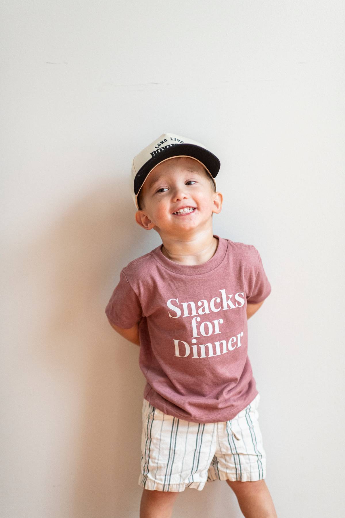 Snacks for Dinner Toddler T-Shirt – Kids Graphic Tee