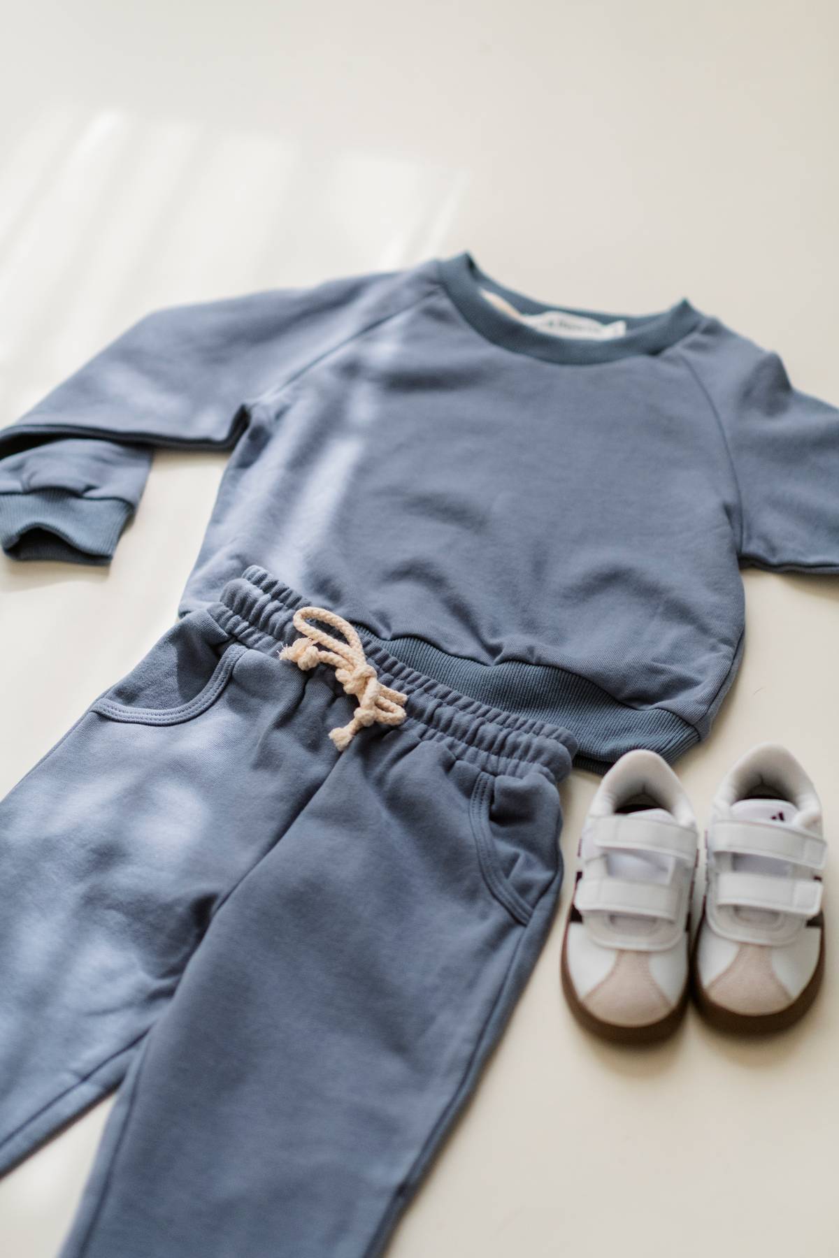 Unisex Everyday Cotton Sweatsuit - Coral, Dusty Blue, Dusty Purple, Mint Sage