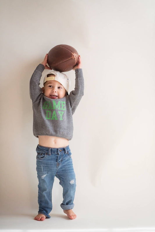 Game Day Crewneck - Toddler Fleece Crewneck - Custom Color