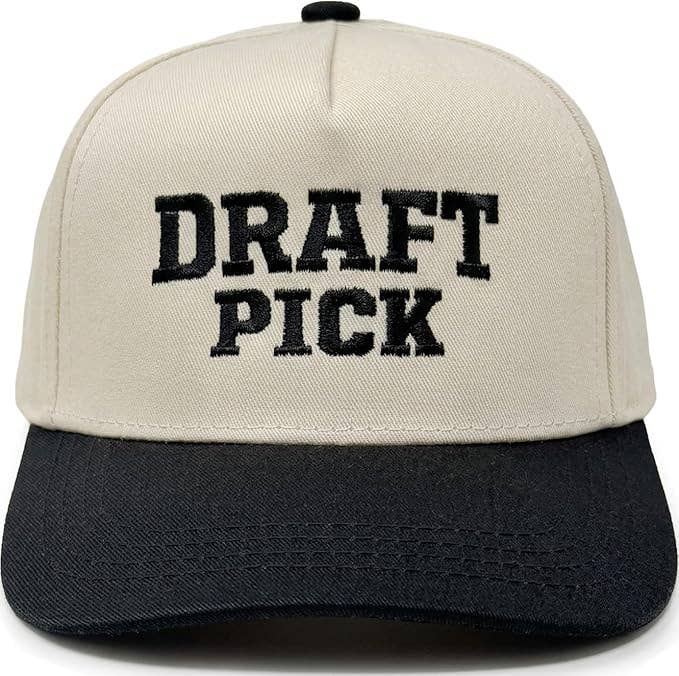 Kid/Baby 2-Tone Cap: Draft Pick - Black/Beige