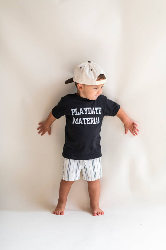 Playdate Material Toddler T-Shirt – Cute Kids Graphic Tee