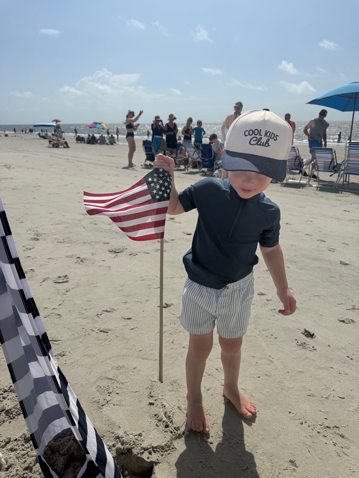 Kids/Baby Two Tone Vintage Cap - Cool Kids Club