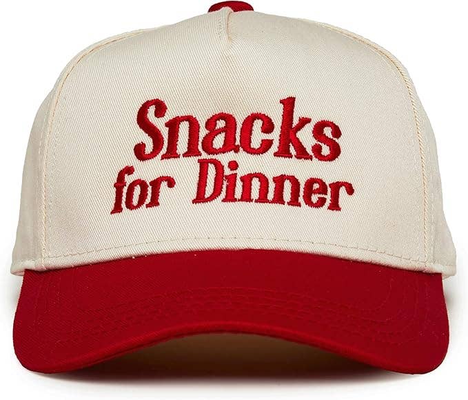 Toddler Hat – Snacks for Dinner - Adjustable Kids Trucker Cap