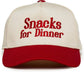 Toddler Hat – Snacks for Dinner - Adjustable Kids Trucker Cap