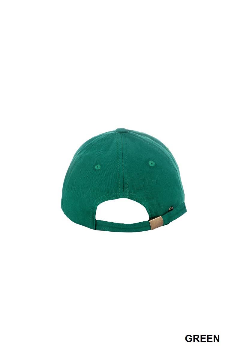 Vintage Philly Embroidered Baseball Cap SI-26571: GREEN-170479 / OS