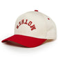 Two Tone Cap - Mother- Red/Beige Hat for Moms