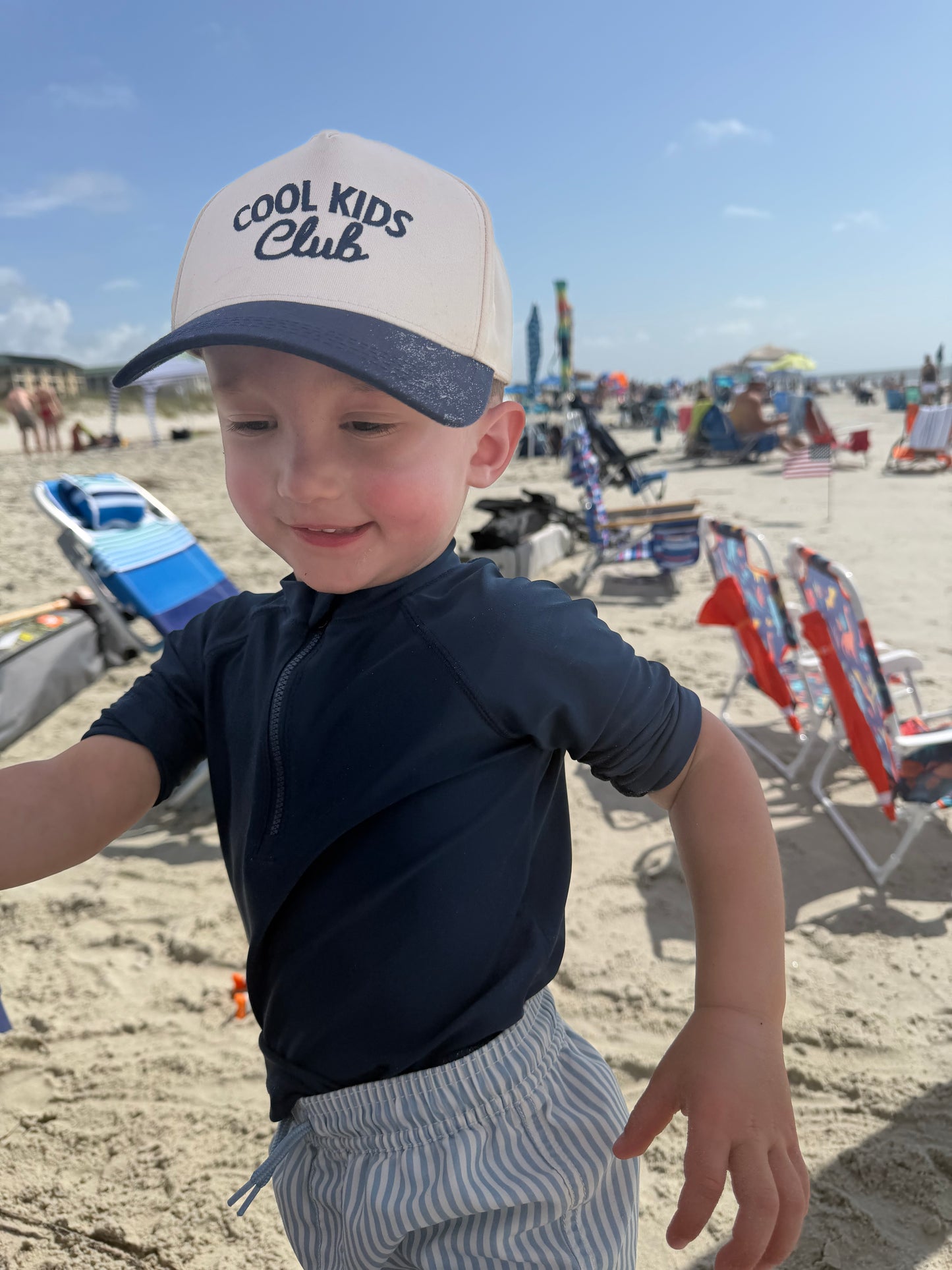 Kids/Baby Two Tone Vintage Cap - Cool Kids Club
