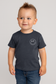 Toddler Smiley Bolt Tee – Minimal Graphic T-Shirt - Gender Neutral