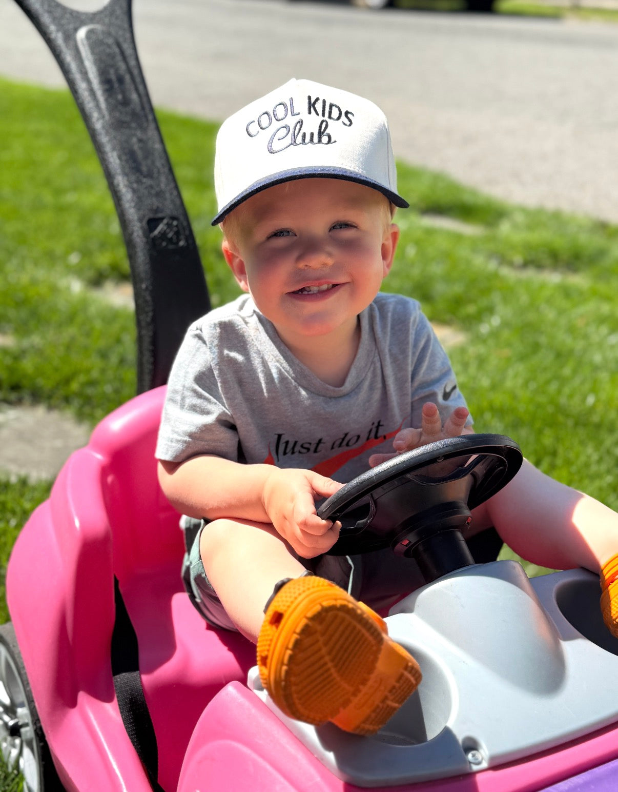 Kids/Baby Two Tone Vintage Cap - Cool Kids Club