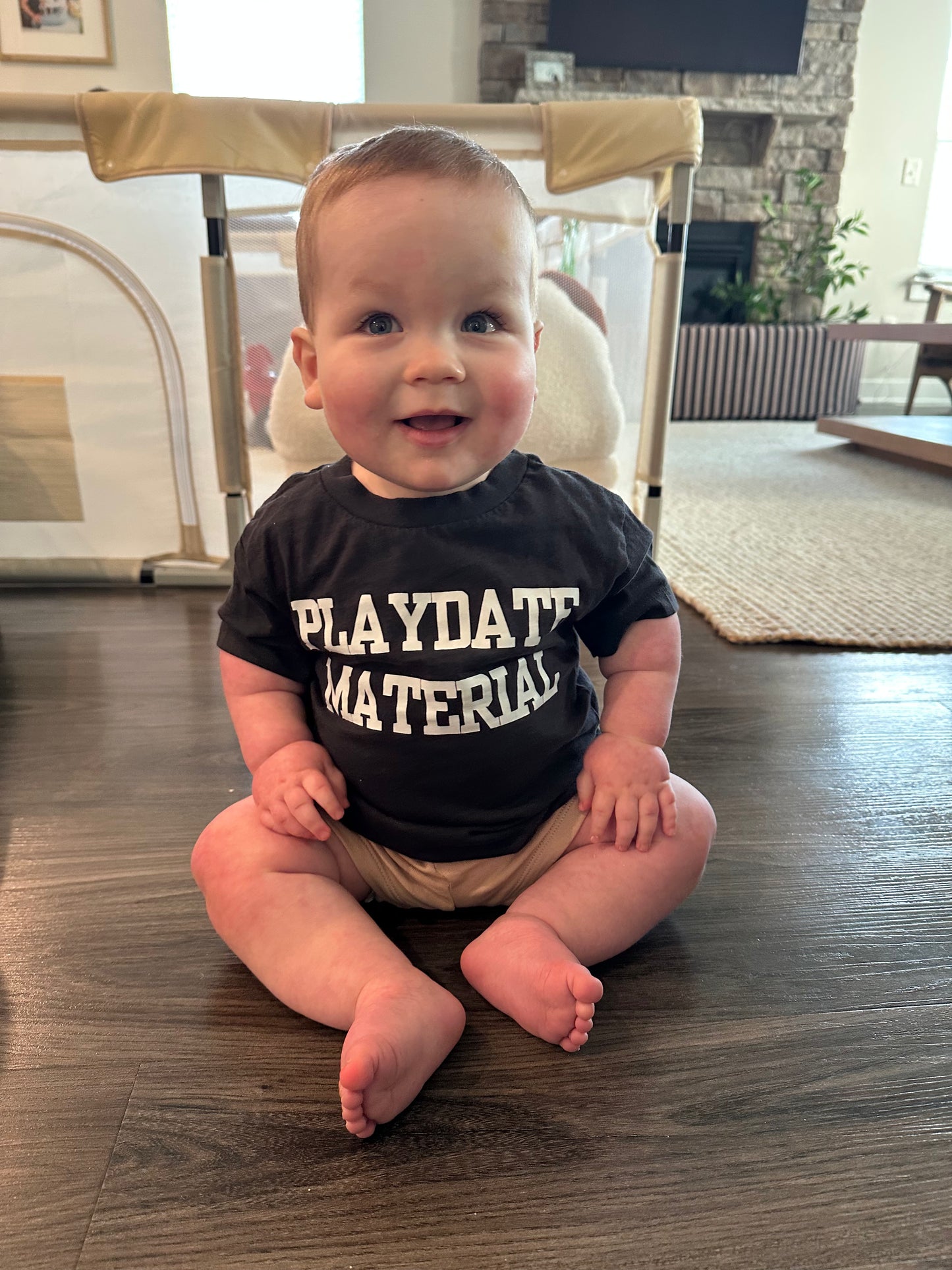 Playdate Material Toddler T-Shirt – Cute Kids Graphic Tee