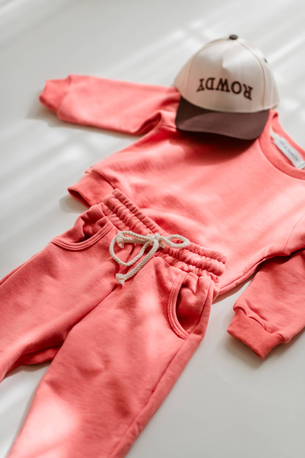 Unisex Everyday Cotton Sweatsuit - Coral, Dusty Blue, Dusty Purple, Mint Sage