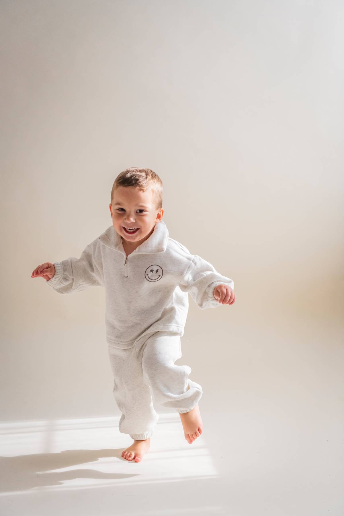 Smiley Unisex Cotton Sweatsuit Set