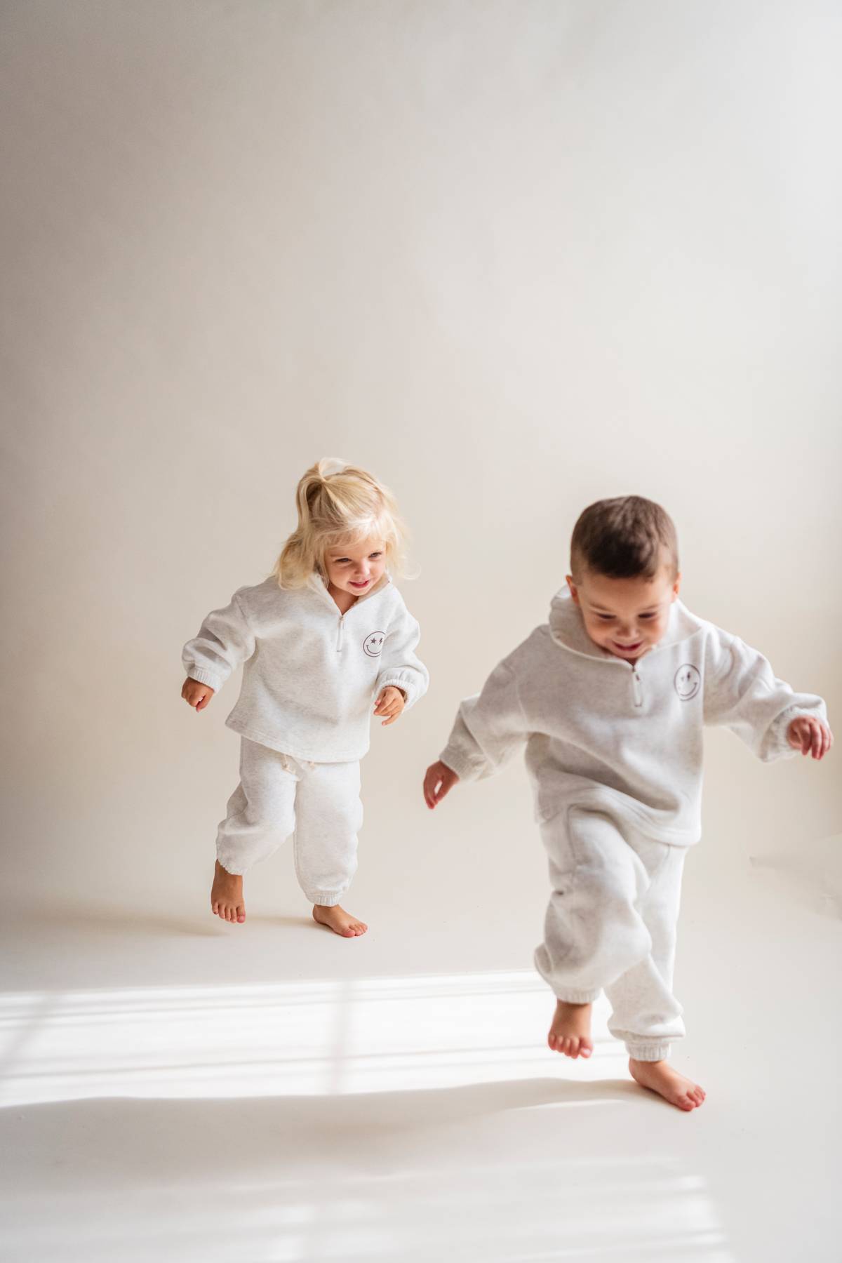 Smiley Unisex Cotton Sweatsuit Set