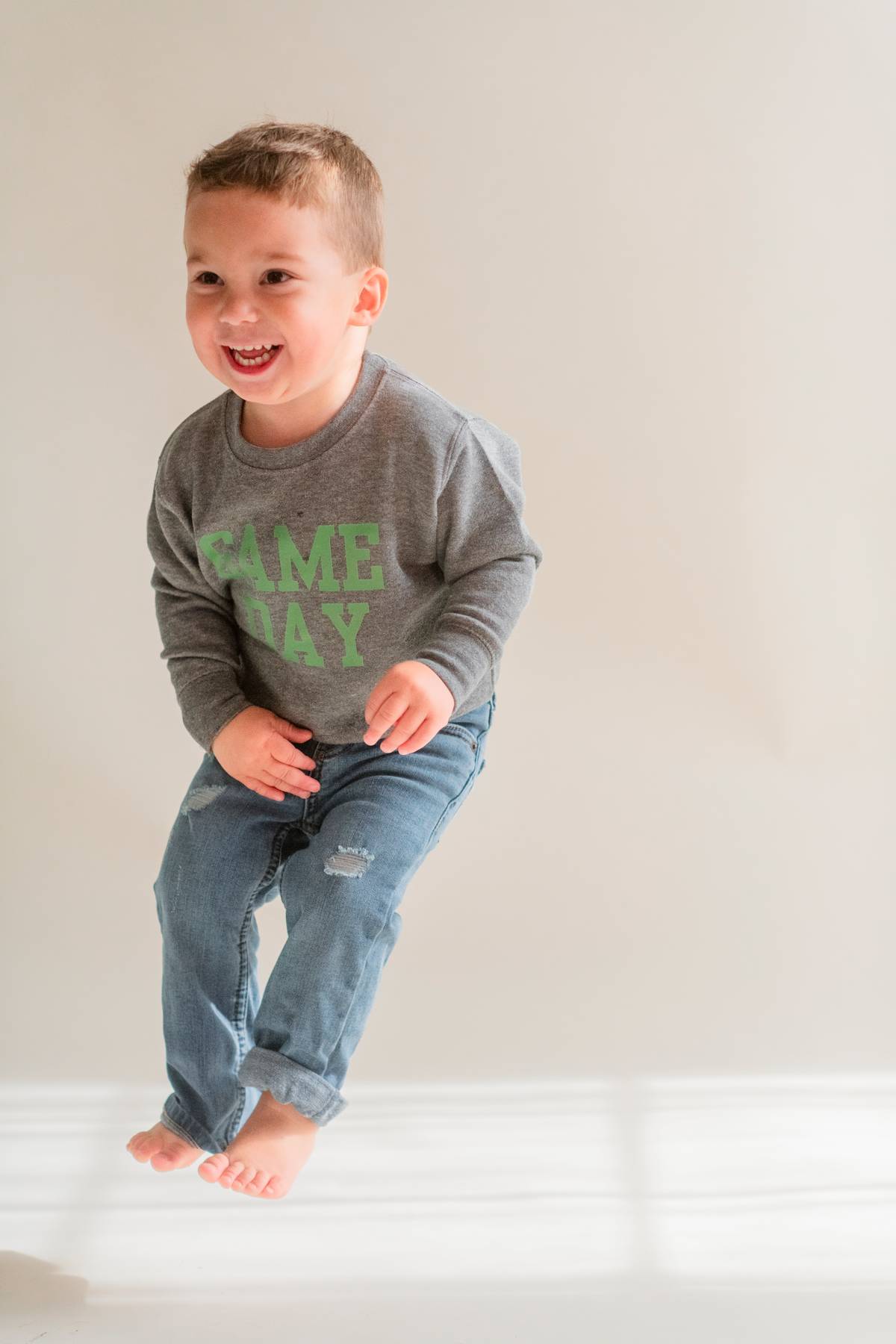 Game Day Crewneck - Toddler Fleece Crewneck - Custom Color