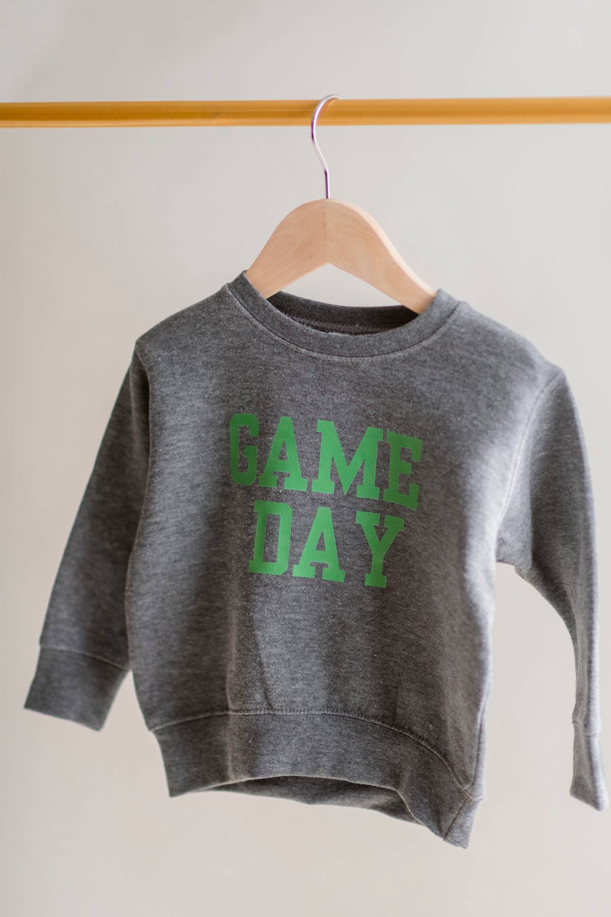 Game Day Crewneck - Toddler Fleece Crewneck - Custom Color