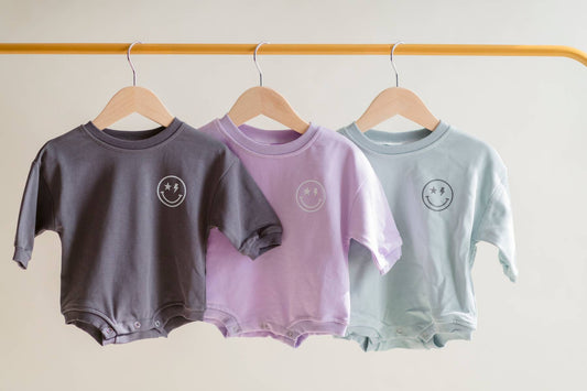 Smiley Bubble Rompers