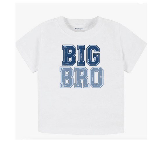 Big Bro Varsity Tee – Vintage Blue