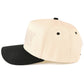 C.C MOMMIN Letter Two Tone Trucker Cap: Black