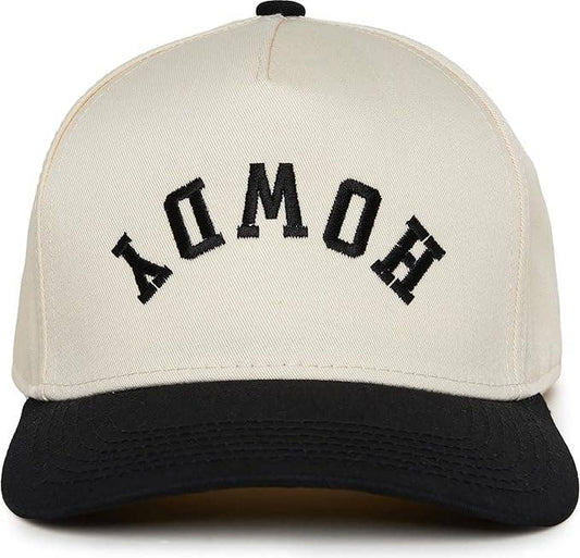 Kids Vintage Trucker Hat | Toddler Baseball Cap | “Howdy” Upside Down Hat | Adjustable Kids Hat (2–9 Years)