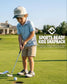 Kid's Golf Hat - Snacks For Dinner - Green/Beige: Medium/Large