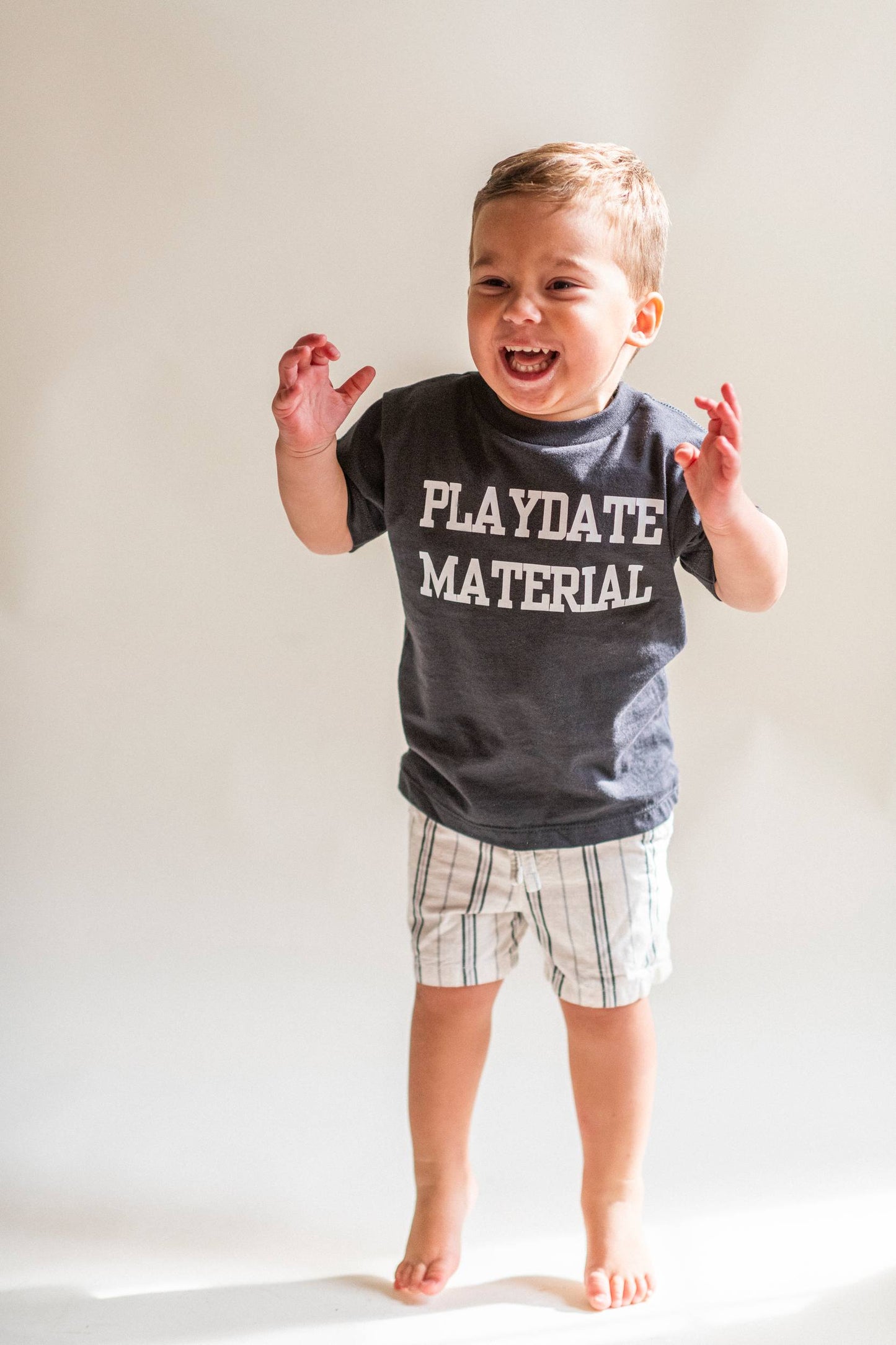 Playdate Material Toddler T-Shirt – Cute Kids Graphic Tee