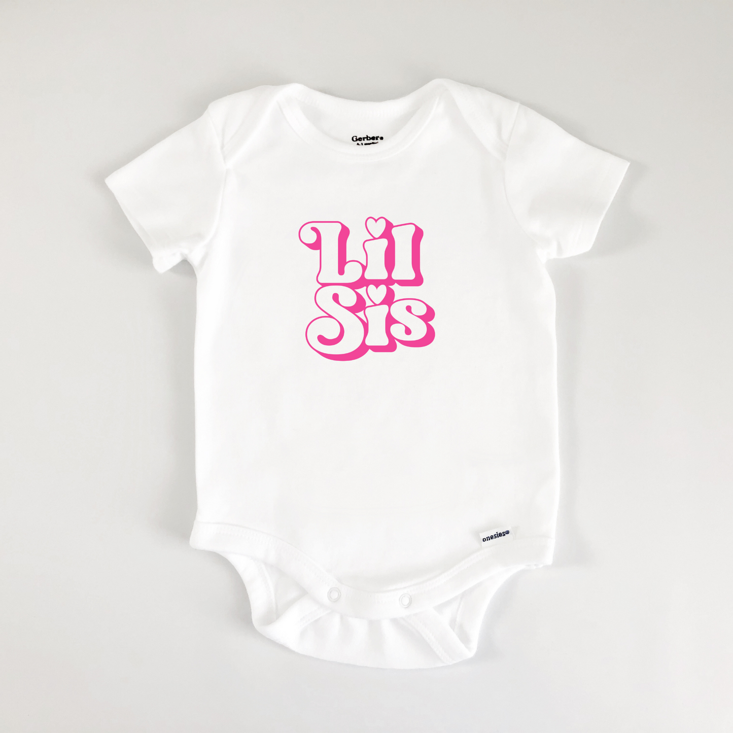 Big Sis T-Shirt – Modern Neutral Sibling Tee