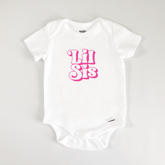 Big Sis T-Shirt – Modern Neutral Sibling Tee