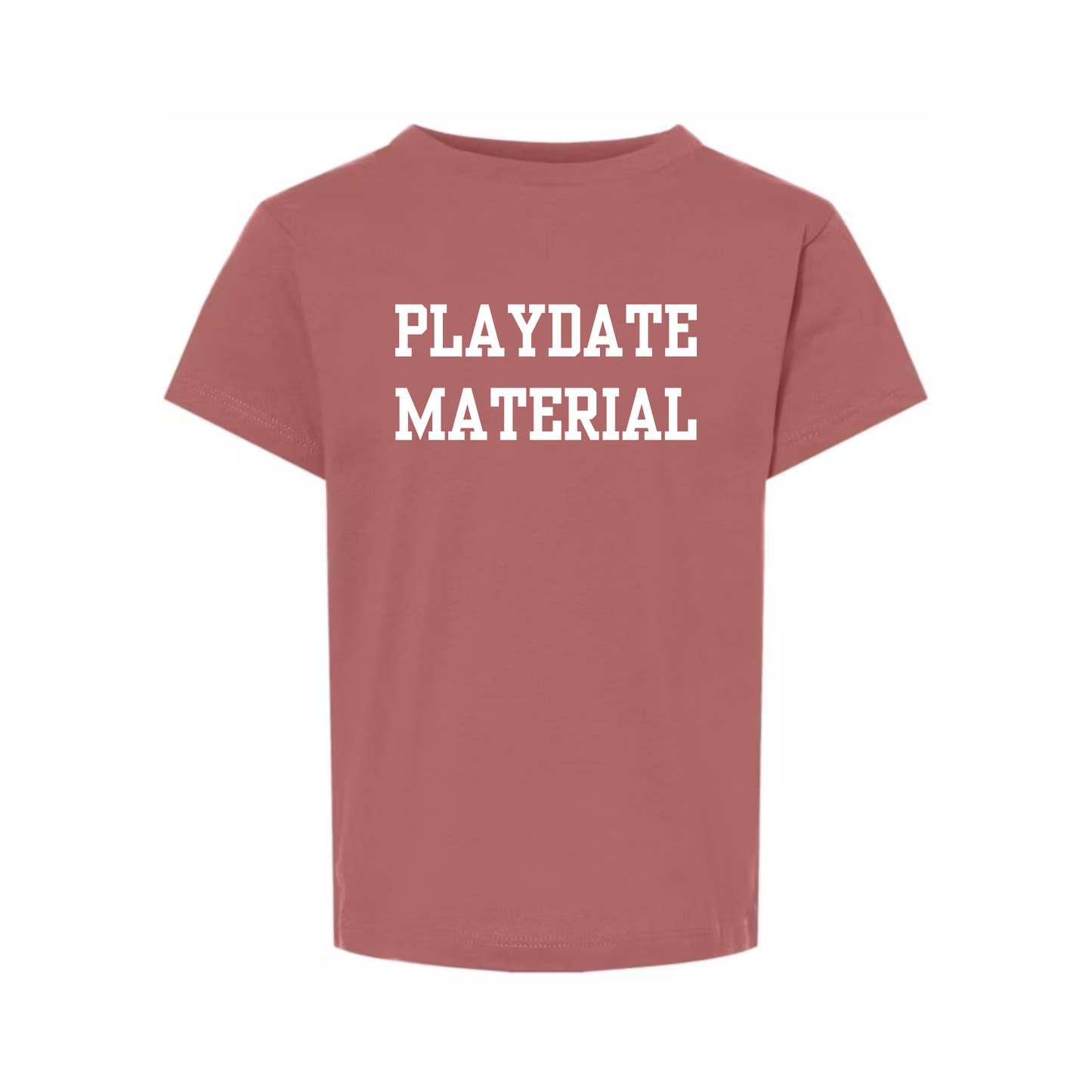 Playdate Material Toddler T-Shirt – Cute Kids Graphic Tee